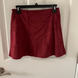 Maroon Velvet skirt!